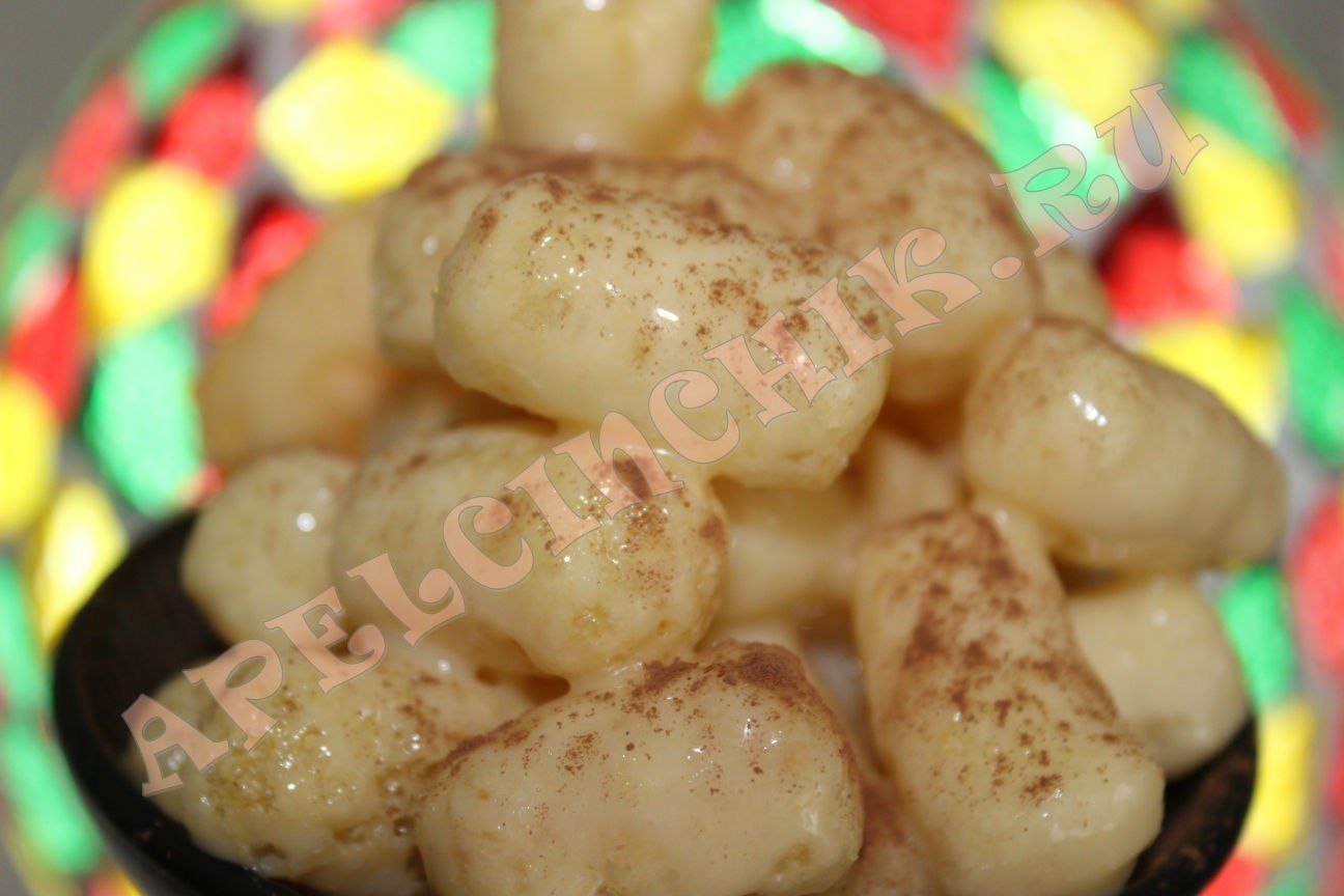 Десерт из кукурузных палочек